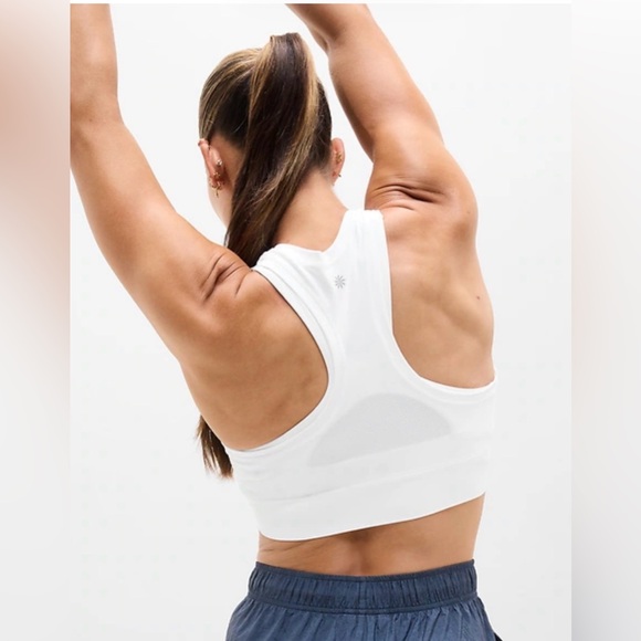 TWO (2) NWT Athleta Momentum Flex Ultra Crop Tanks, 1 Black & 1 White, size XL - Picture 4 of 10